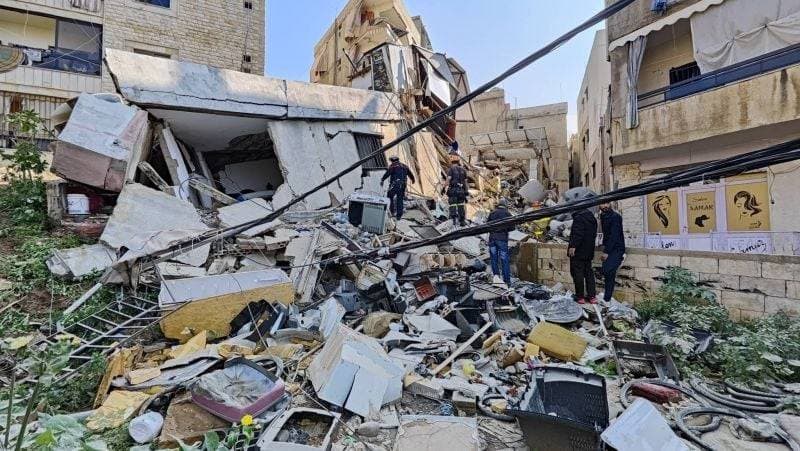 Six Killed in Northern Lebanon Building Collapse